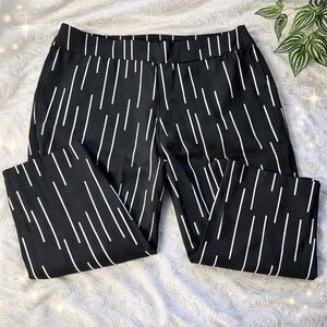 Premise Studio Black & White Striped Pants 1X NWT Look